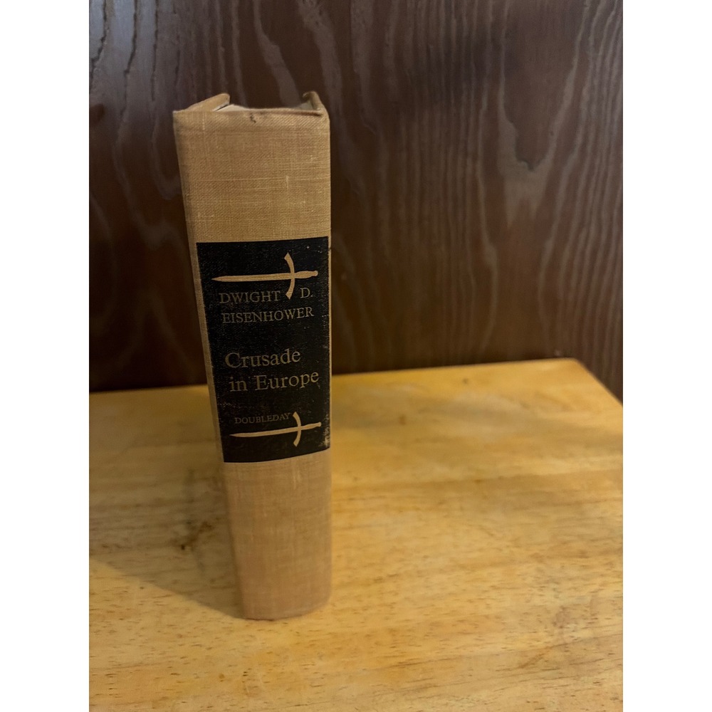 Doubleday Crusade in Europe Book Good 1948 WWII Eisenhower HC World War II